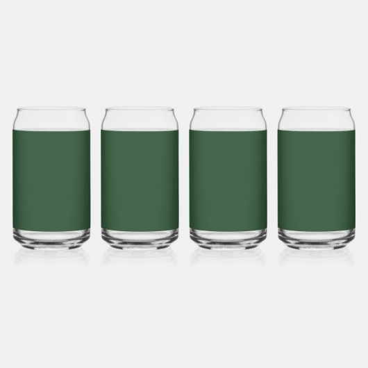 Dunkle Smaragdgrüne Solid-Farbe Dosenglas (Rechts)
