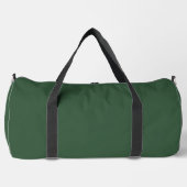 Dunkle Smaragdgrüne Solid-Farbe Duffle Bag (Vorderseite)