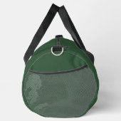Dunkle Smaragdgrüne Solid-Farbe Duffle Bag (Rechts)