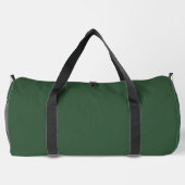 Dunkle Smaragdgrüne Solid-Farbe Duffle Bag (Rückseite)
