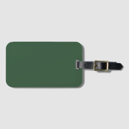 Dunkle Smaragdgrüne Solid-Farbe Gepäckanhänger