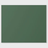 Dunkle Smaragdgrüne Solid-Farbe Geschenkpapier (Flach)