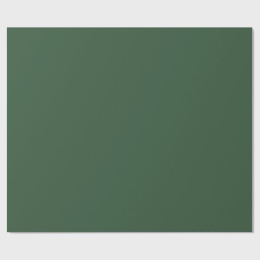 Dunkle Smaragdgrüne Solid-Farbe Geschenkpapier (Flach)