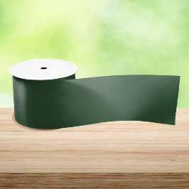 Dunkle Smaragdgrüne Solid-Farbe Satinband