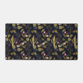 Dunkle Sommernachtskaktus Muster Schreibtischunterlage (Vorderseite)