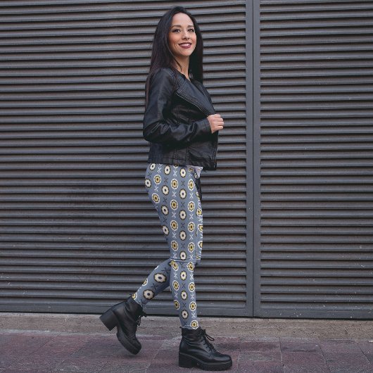 dunkle Sonnenblumen Leggings