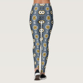 dunkle Sonnenblumen Leggings (Rückseite)