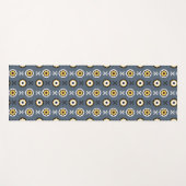 dunkle Sonnenblumen Yogamatte (Vorderseite (Horizontal))