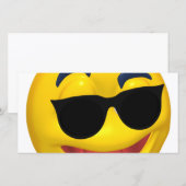 dunkle Sonnenbrille tragen (Vorne/Hinten)