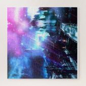 Dunkle Soule vaporwave Landschaft Puzzle (Vertikal)