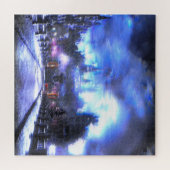 Dunkle Soulstörschub-Kunstlandschaft Puzzle (Horizontal)