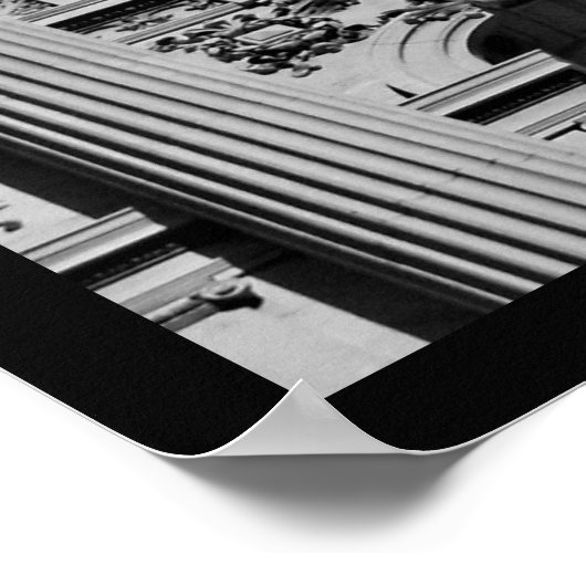 Dunkle Spalten Poster (Ecke)