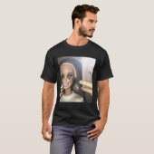 Dunkle Spaß Puppe Rauchen Selfie Parody T-Shirt (Vorne ganz)