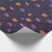 Dunkle Spooky Halloween Wrapping Paper Geschenkpapier (Ecke)