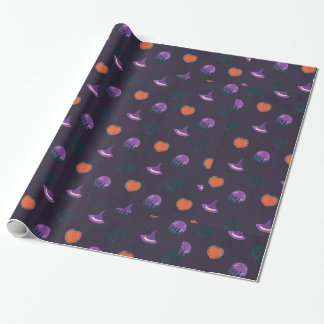 Dunkle Spooky Halloween Wrapping Paper Geschenkpapier