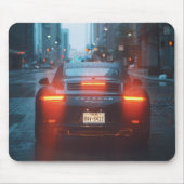 Dunkle Sportwagen Mousepad (Vorne)