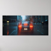 Dunkle Sportwagen Poster (Vorne)