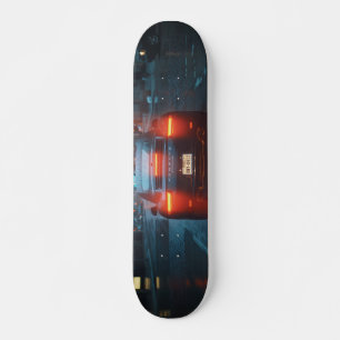 Dunkle Sportwagen Skateboard