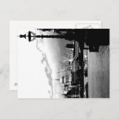 Dunkle Stadt Postkarte (Vorne/Hinten)