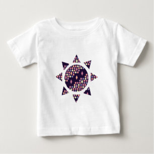Dunkle Stadt Twilight Honeycomb und Diamond Sun Baby T-shirt