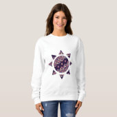 Dunkle Stadt Twilight Honeycomb und Diamond Sun Sweatshirt (Vorne ganz)
