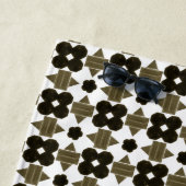 Dunkle Steine Extravagante Formen Akrylprint Strandtuch (Beispiel)