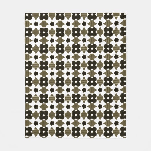Dunkle Steine Extravagante Formen Fleecedecke (Vorderseite)