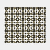 Dunkle Steine Extravagante Formen Fleecedecke (Vorderseite (Horizontal))