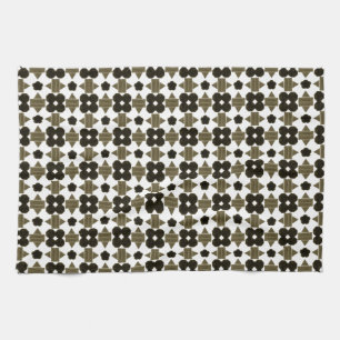 Dunkle Steine Extravagante Formen Geschirrtuch