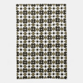 Dunkle Steine Extravagante Formen Geschirrtuch (Vertikal)