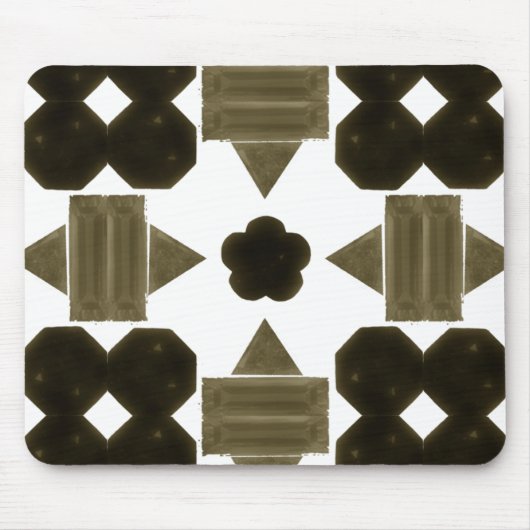 Dunkle Steine Extravagante Formen Mousepad (Vorne)