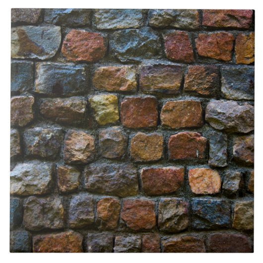 Dunkle Steinmauer Fliese (Vorderseite)