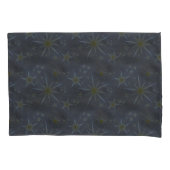 Dunkle Sterne Himmelsschwarz reversible Kissenbezug (Vorderseite)