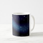 Dunkle sternenklare Konstellation Kaffeetasse (VorderseiteRechts)