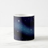 Dunkle sternenklare Konstellation Kaffeetasse (Mittel)