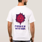 Dunkle Sternzeichen-Träne T-Shirt (Rückseite)