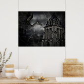 Dunkle Stormnachts Poster (Küche)