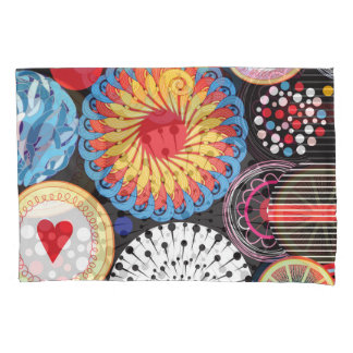 Dunkle Strahlung: Lichtkreismuster Kissenbezug