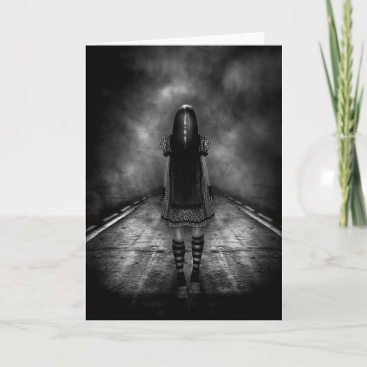 Dunkle Straße Karte (Vorderseite)