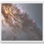 Dunkle Streifen von Staubkreuzen überqueren Centau Aufkleber (Vorderseite)