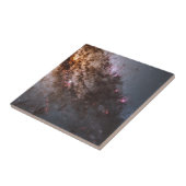 Dunkle Streifen von Staubkreuzen überqueren Centau Fliese (Seite)