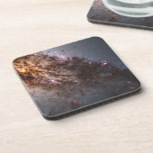 Dunkle Streifen von Staubkreuzen überqueren Centau Getränkeuntersetzer (Linke Seite)