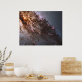 Dunkle Streifen von Staubkreuzen überqueren Centau Poster (Küche)