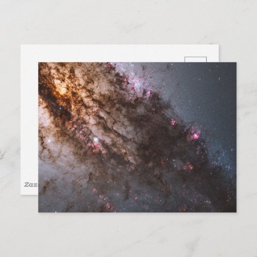 Dunkle Streifen von Staubkreuzen überqueren Centau Postkarte (Vorne/Hinten)