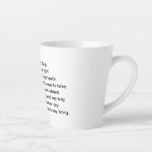 Dunkle Tage Kaffeezubereitung Tasse (Rechts)