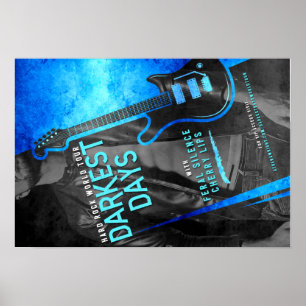 Dunkle Tage von Athena Wright World Tour Poster