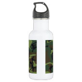 Dunkle Tarnung Edelstahlflasche (Rückseite)