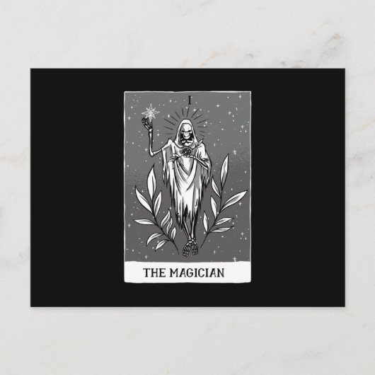 Dunkle Tarot-Karte Postkarte (Vorderseite)