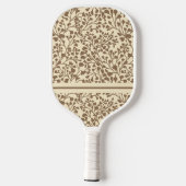 Dunkle Taupe Vines Pickleball Schläger (Rückseite)