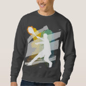Dunkle Tennis Sweatshirt für Männer (Vorderseite)